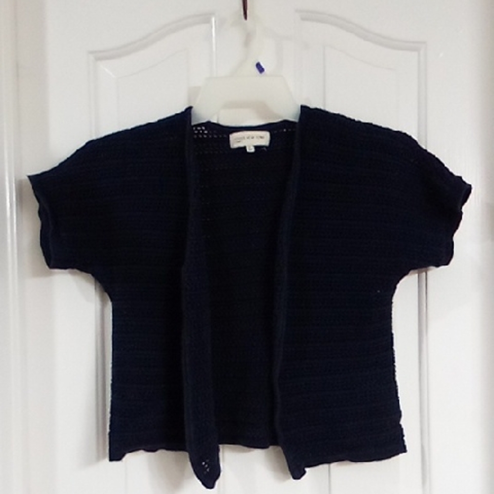 Jones New York Dark Blue Knit Top